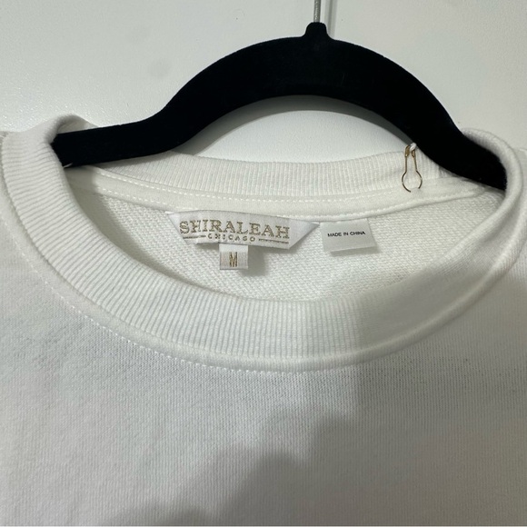 Shiraleah NWT Bride Long Sleeve Ivory Sweatshirt Size M - Picture 3 of 7